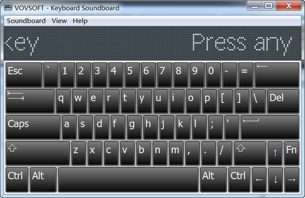 Vovsoft Keyboard Soundboard(键盘声音触发器)v2.2