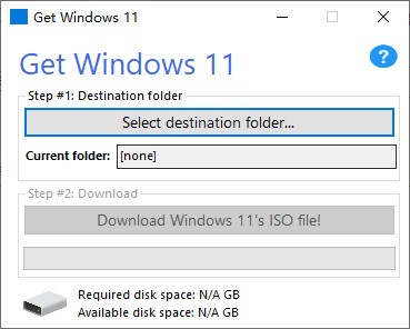 Get Windows11(Win11 iSO镜像下载工具)v2.0