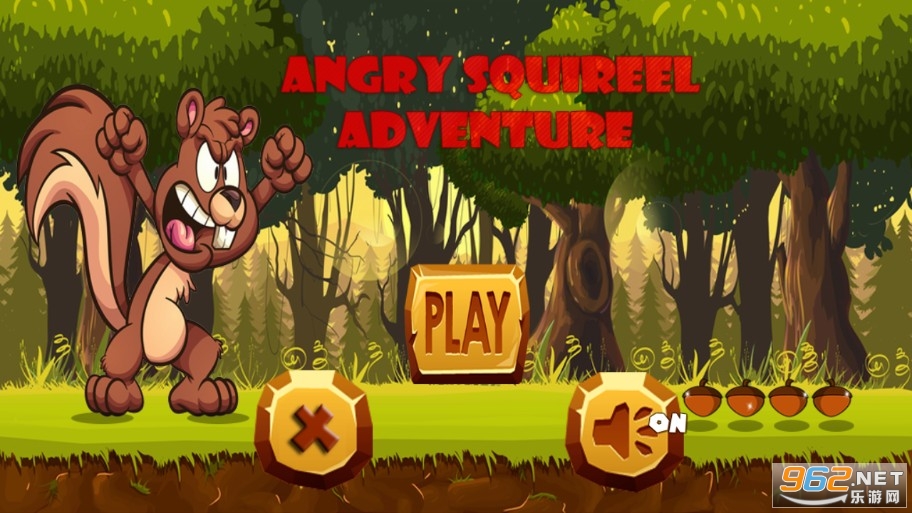 愤怒的松鼠丛林冒险游戏